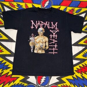 Vintage Napalm Death Utopia Banished 1993 T-Shirt